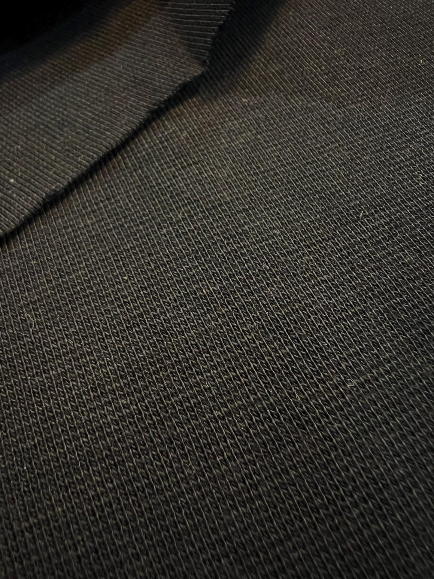 Avalon 1x1 Rib Knit - Onyx