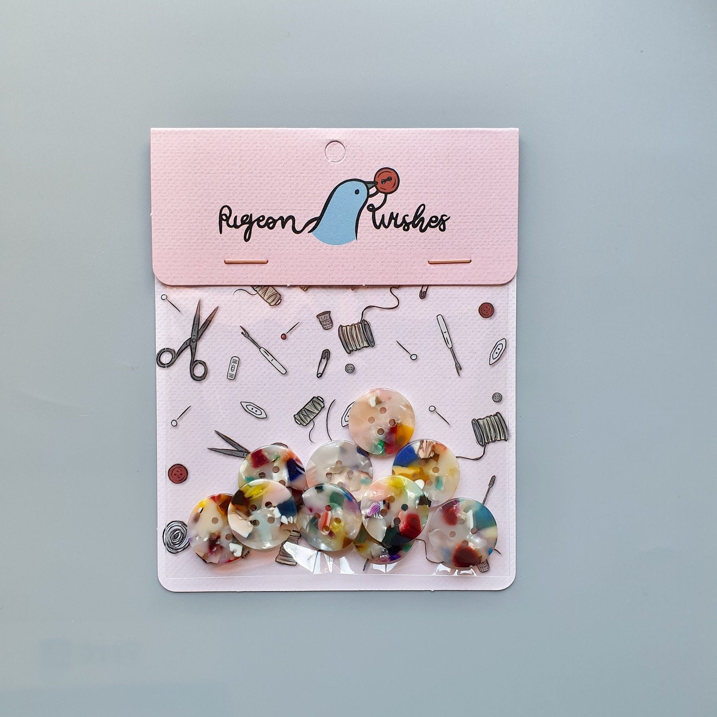 Painterly Medium Buttons (20mm)