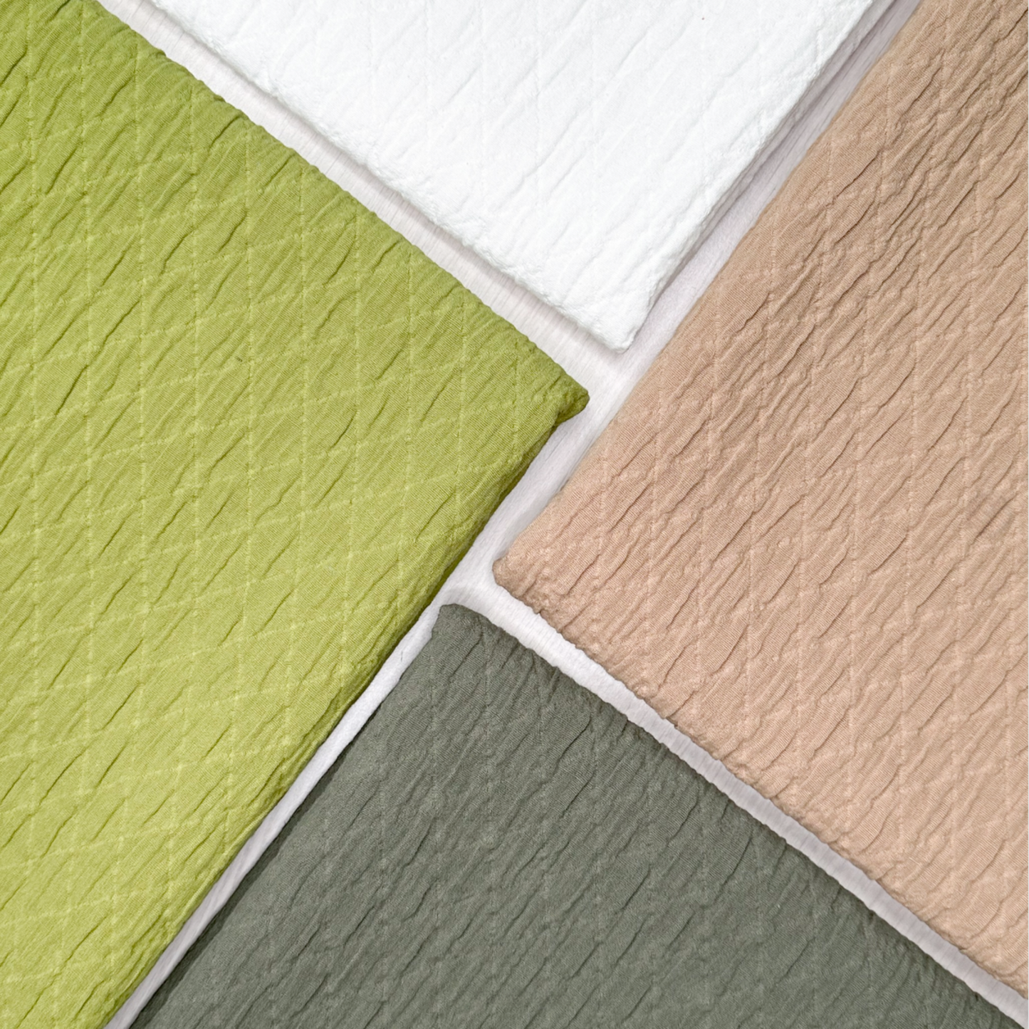 Woven Cotton Jacquard - Bluestone