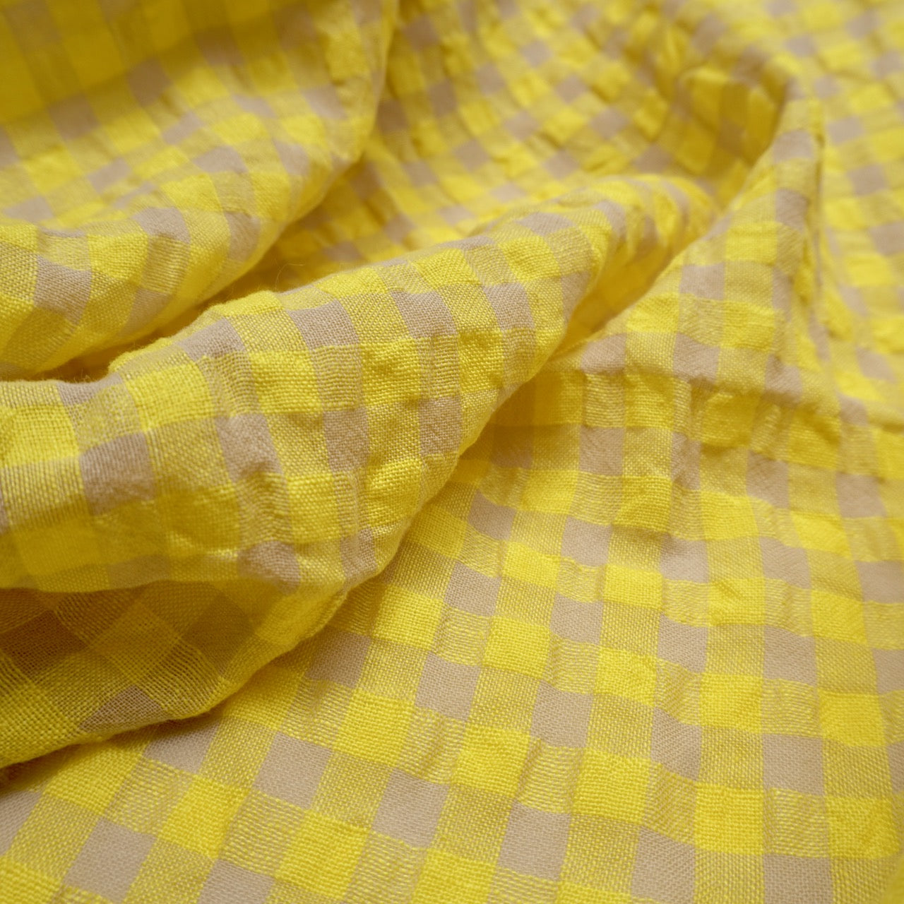 Lightweight Linen - Bubble Gingham