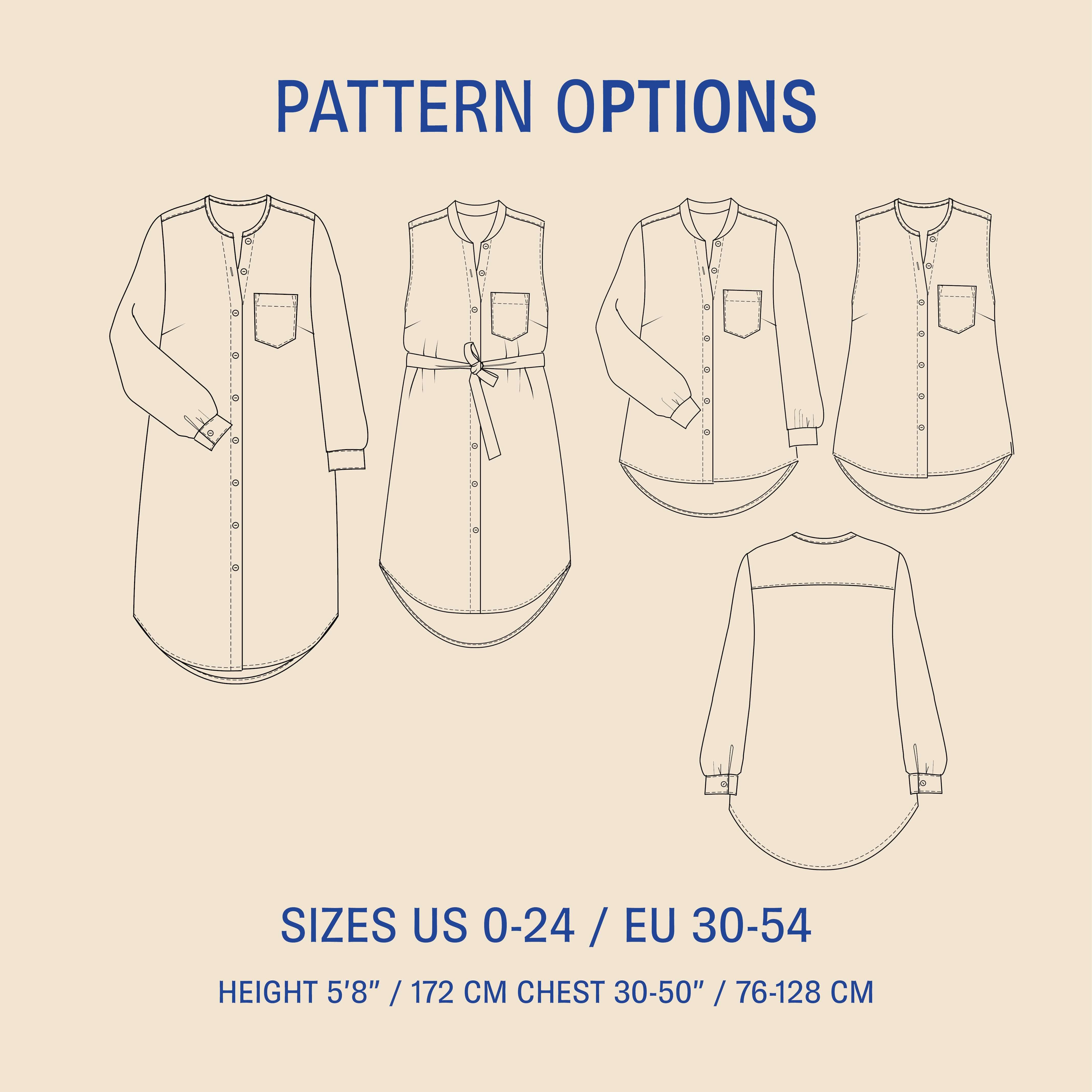17+ Free Shirt Sewing Patterns Savannah Shirt Sewing Pattern – Open Studio Sewing