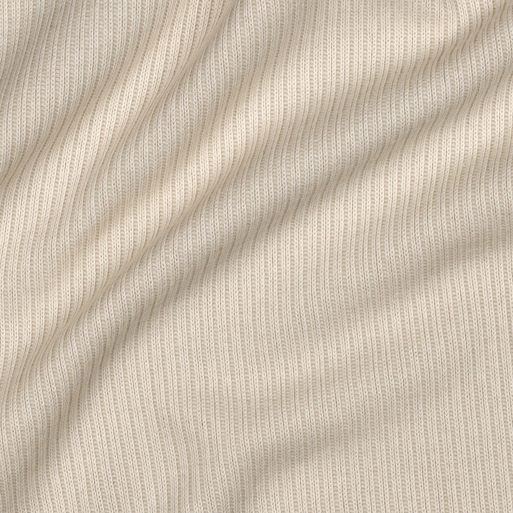 Natural Cotton Rib Knit