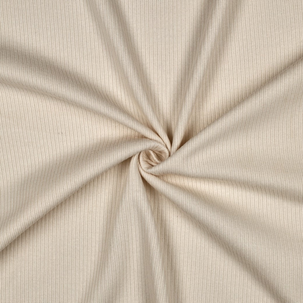 Natural Cotton Rib Knit