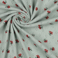 Floral Cotton Pointelle - Mint