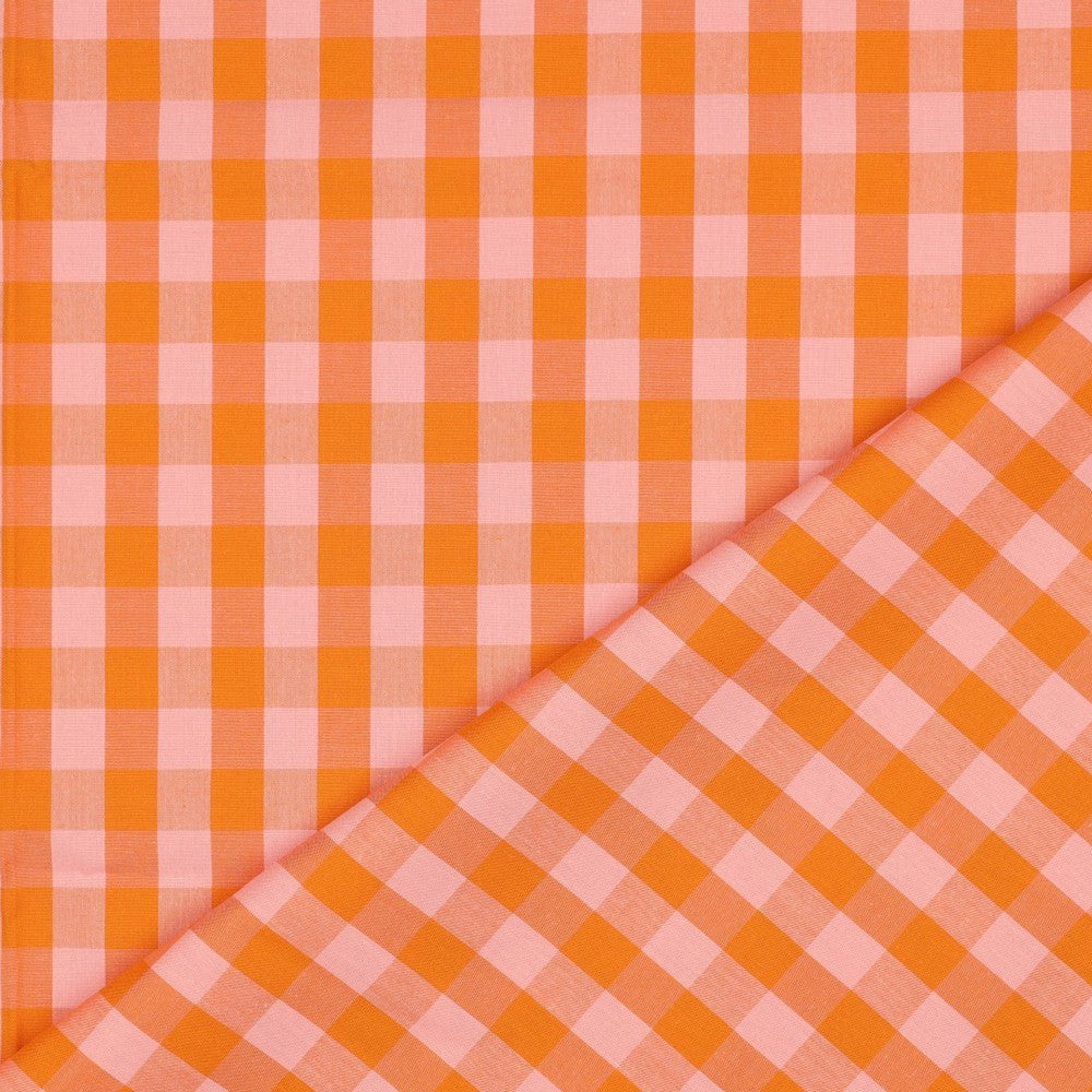 Yarn-Dyed Check - Orange