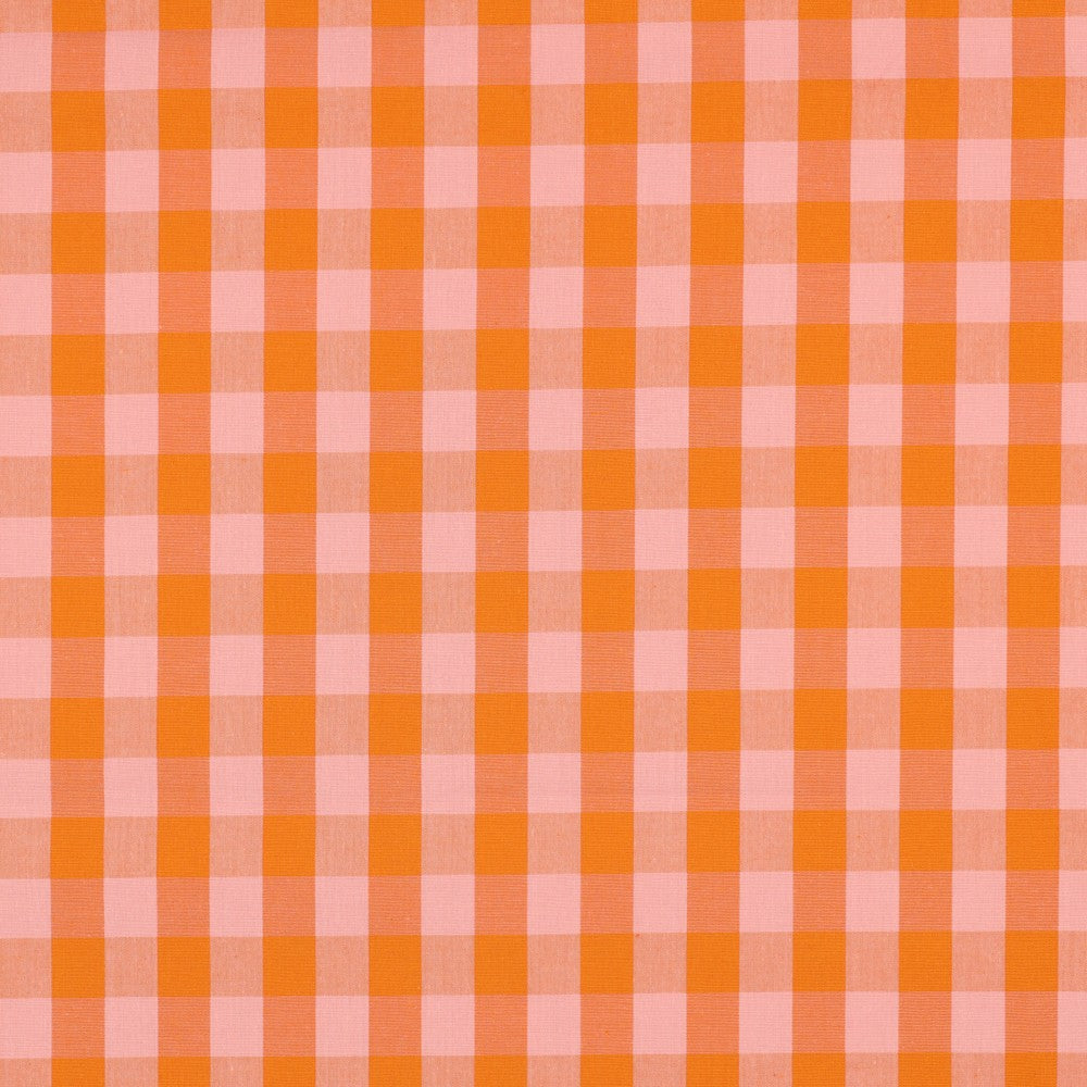 Yarn-Dyed Check - Orange