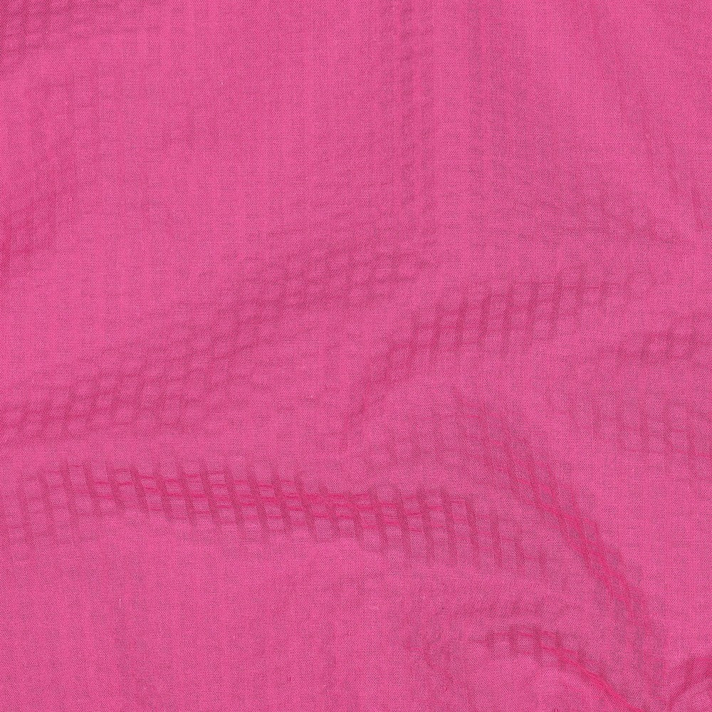 Cotton Seersucker - Fuschia