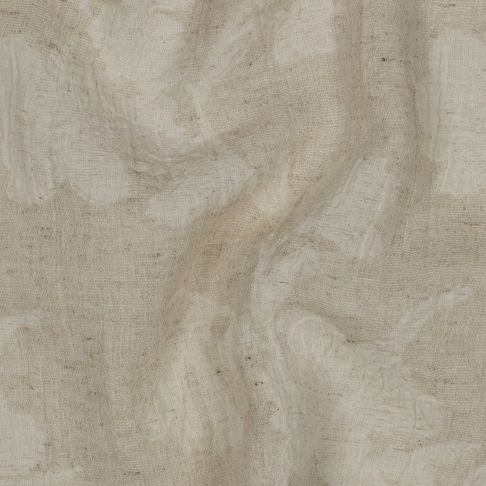 Natural Linen-Cotton Jacquard - Garden