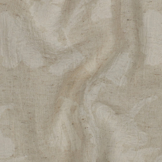 Natural Linen-Cotton Jacquard - Garden