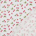 Cotton Double Gauze - Cherry Bowl