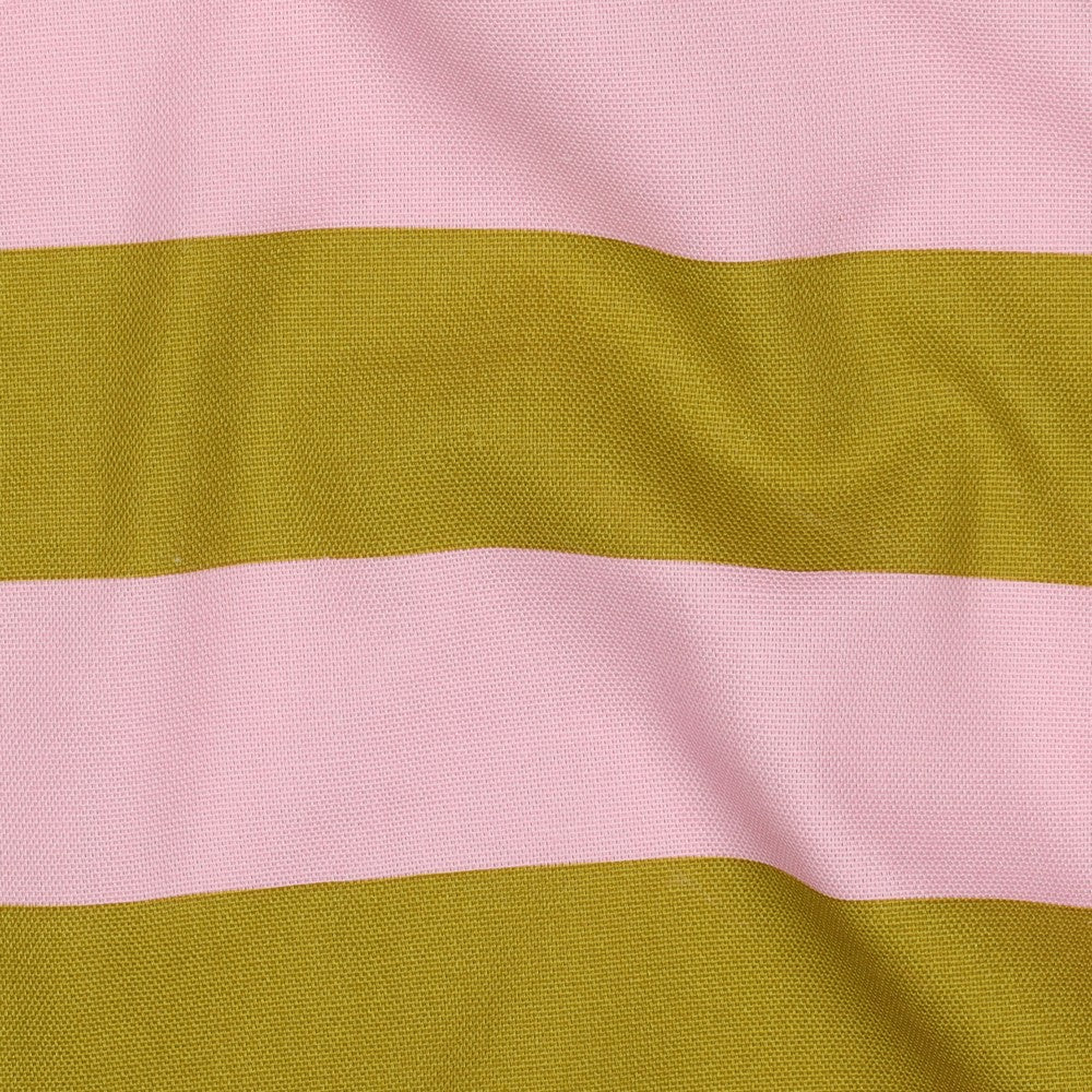 Canvas Stripes - Pink & Ochre (OEKO-TEX Standard 100)