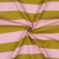Canvas Stripes - Pink & Ochre (OEKO-TEX Standard 100)