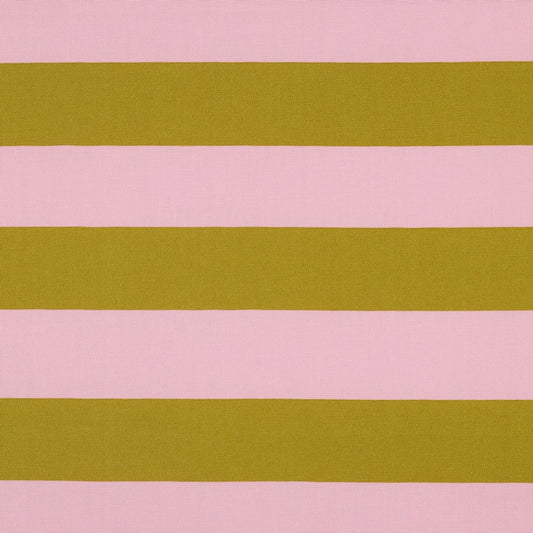 Canvas Stripes - Pink & Ochre (OEKO-TEX Standard 100)