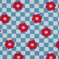 Cozy Sweatshirting - Floral Check