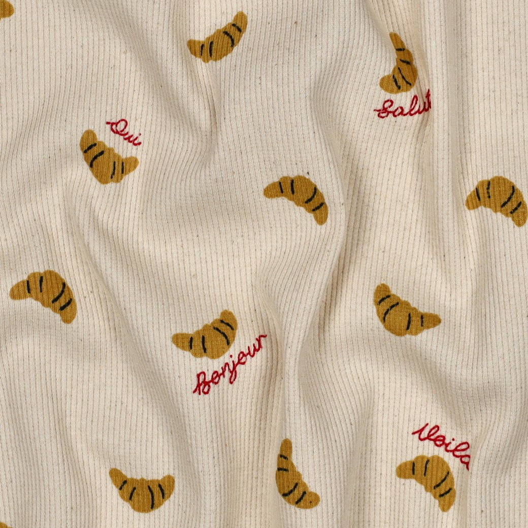 Cozy Rib Knit - Croissant