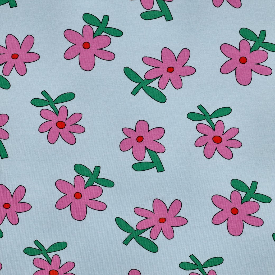 Cotton Jersey - Flower Doodle