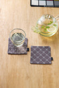 Sashiko Hidamari Pair of Coasters Kit - Gray