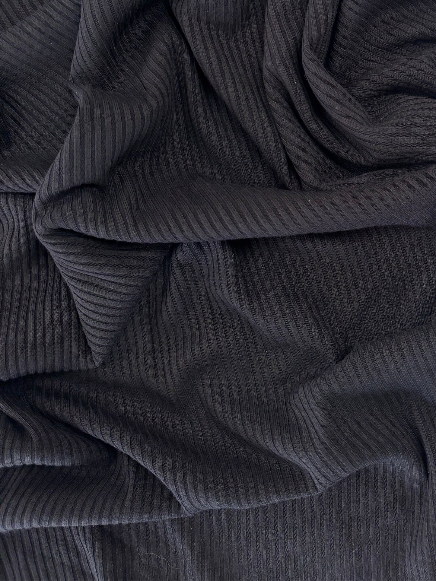 Deadstock Cozy Rib - Black