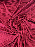 Deadstock Burgundy Plissé