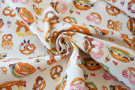 Cotton Oxford - Pretzel Dogs