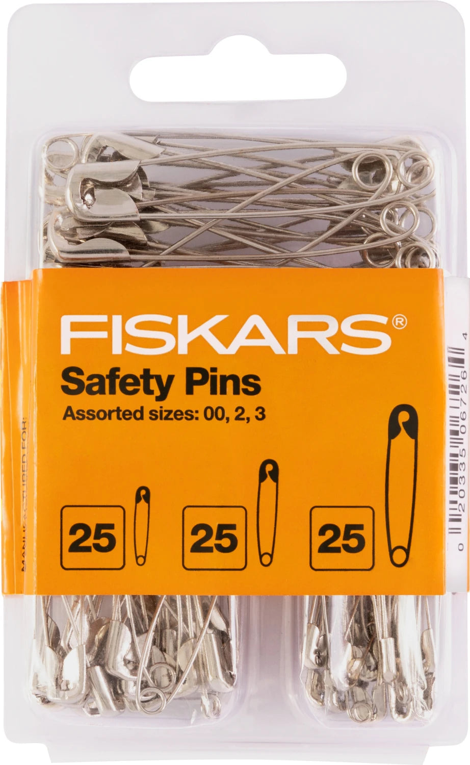 Assorted Safety Pins - 75 Pieces