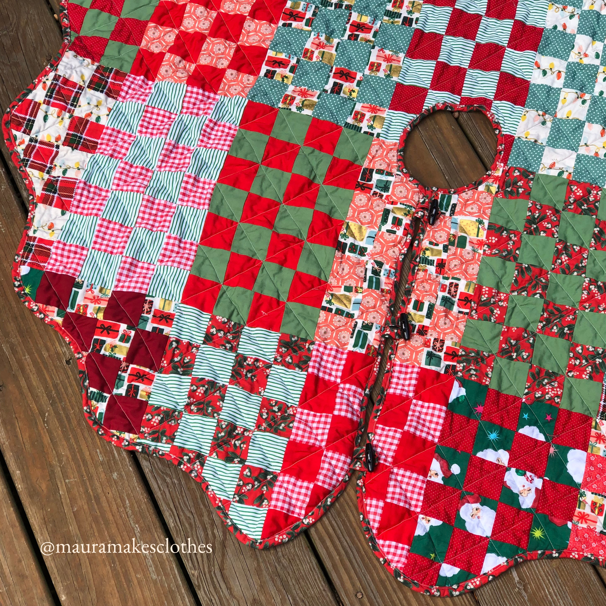 Syd Graham Patterns Connie Tree Skirt - PDF Pattern
