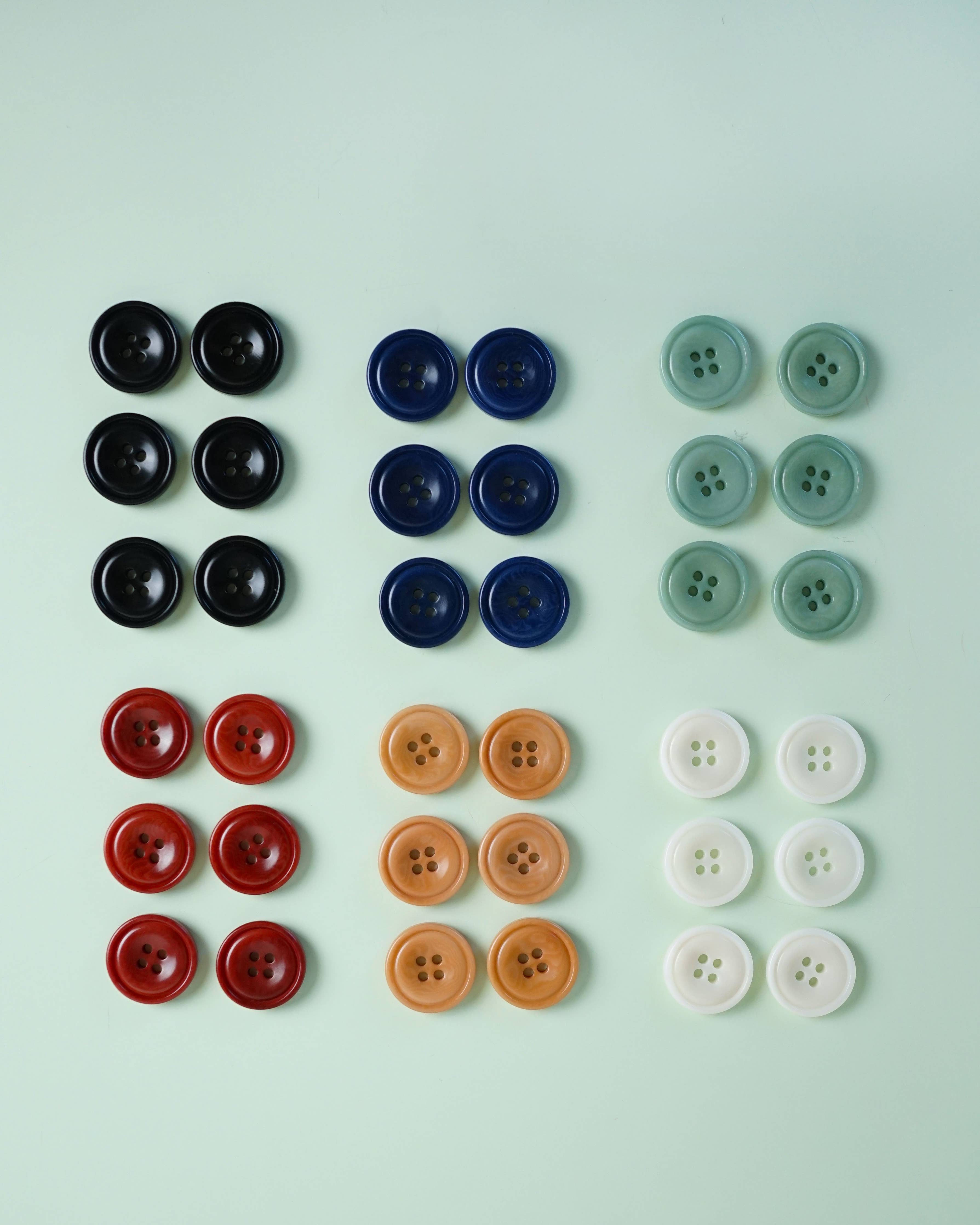 Jadite 3/4" Corozo Nut Buttons