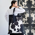 Kokka - Two Cat Cotton Linen Canvas Panel