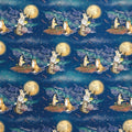 Kokka - 365 Cat Art Moonlight Cat Cotton Sheeting