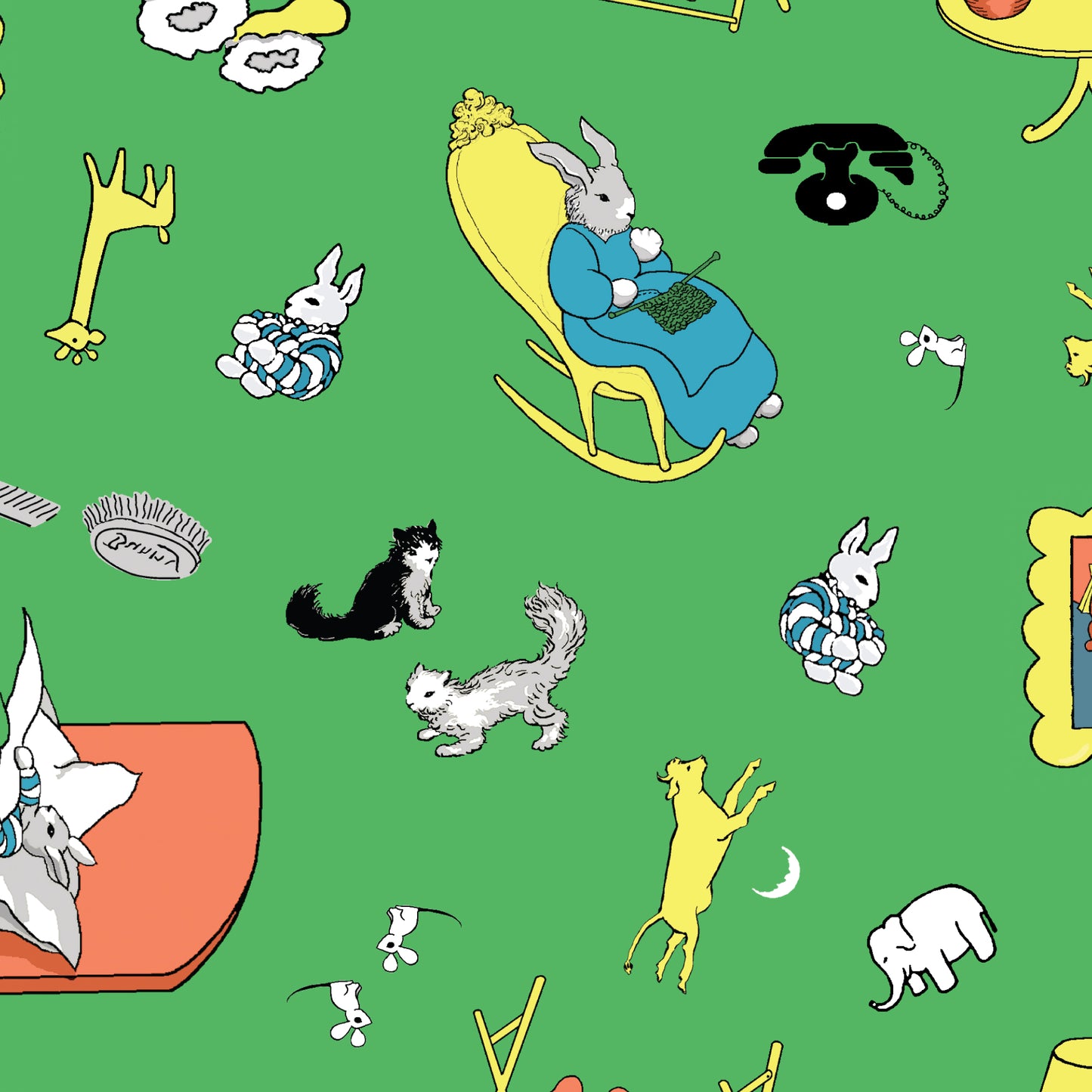 Goodnight Moon - Tossed Green