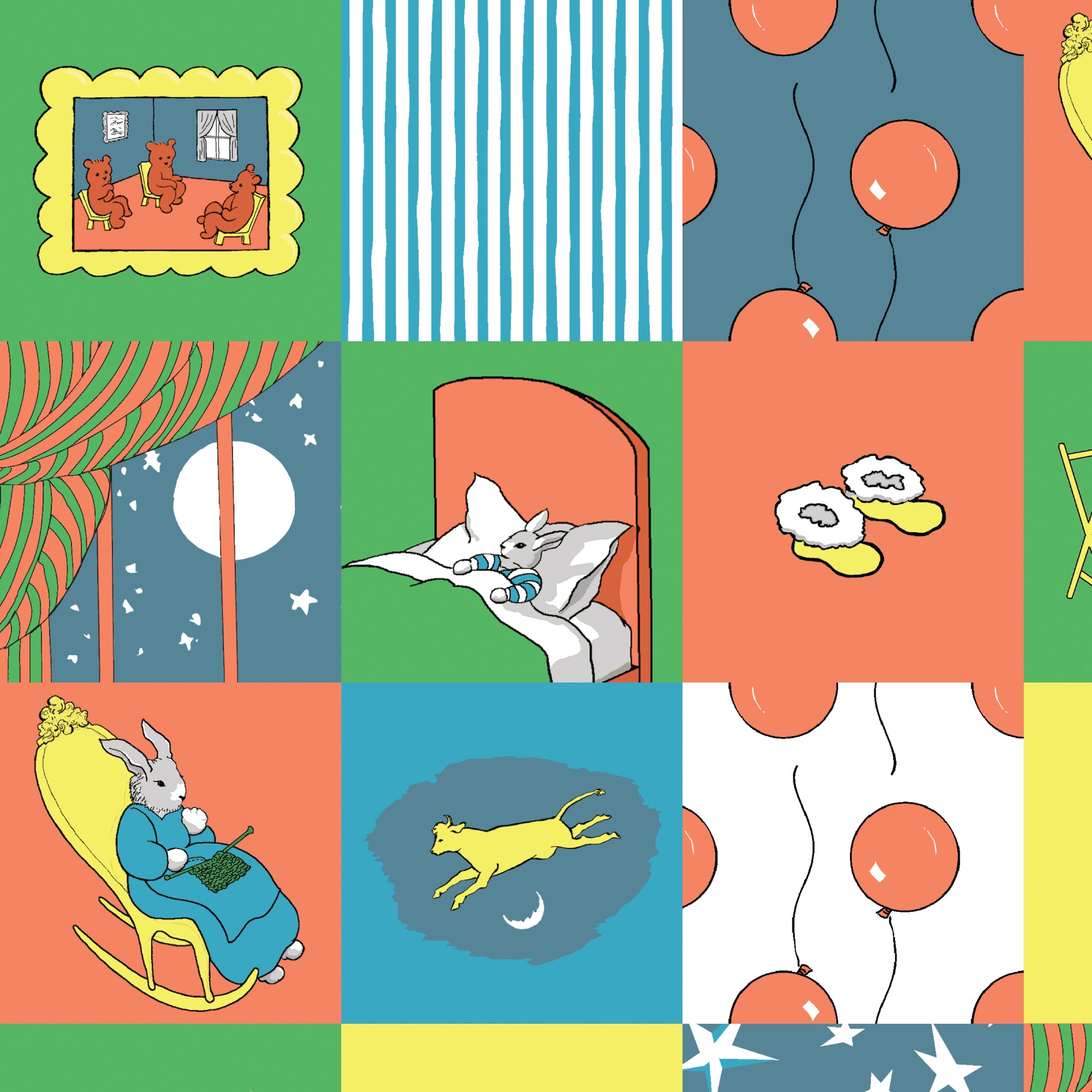 Goodnight Moon - Cheater Quilt