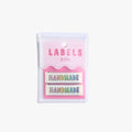Handmade Rainbow Woven Labels
