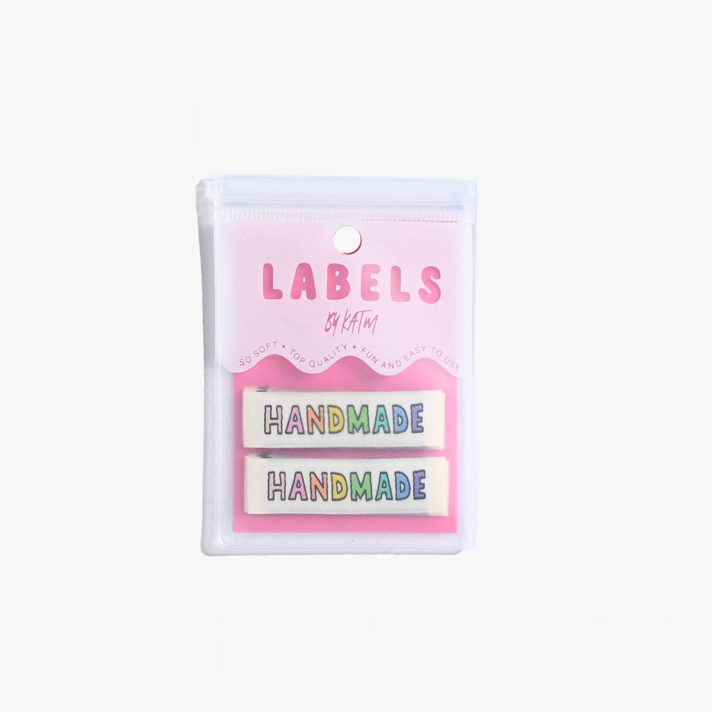 Handmade Rainbow Woven Labels | Case of 6 Units