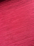 Deadstock Burgundy Plissé