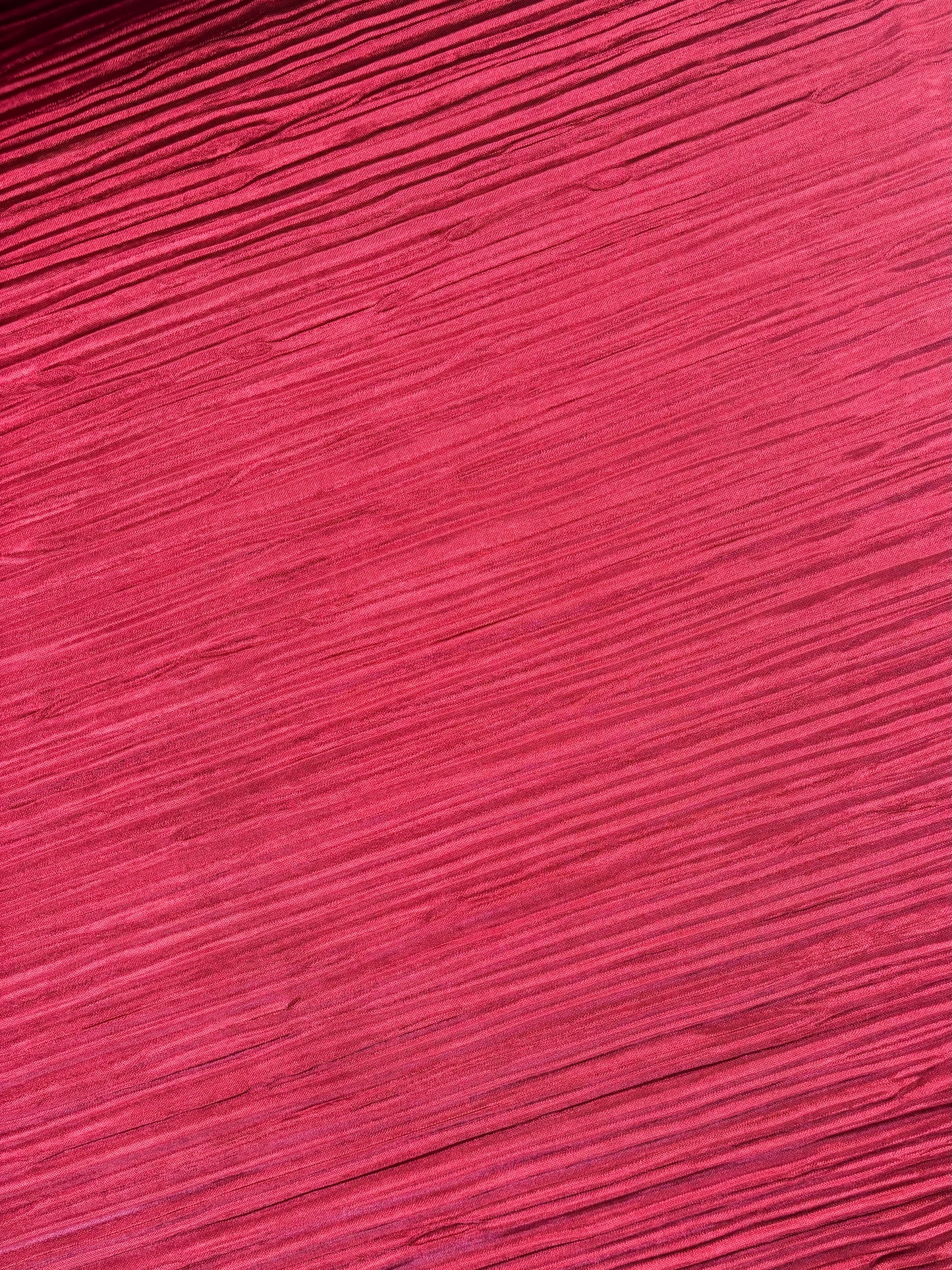 Deadstock Burgundy Plissé