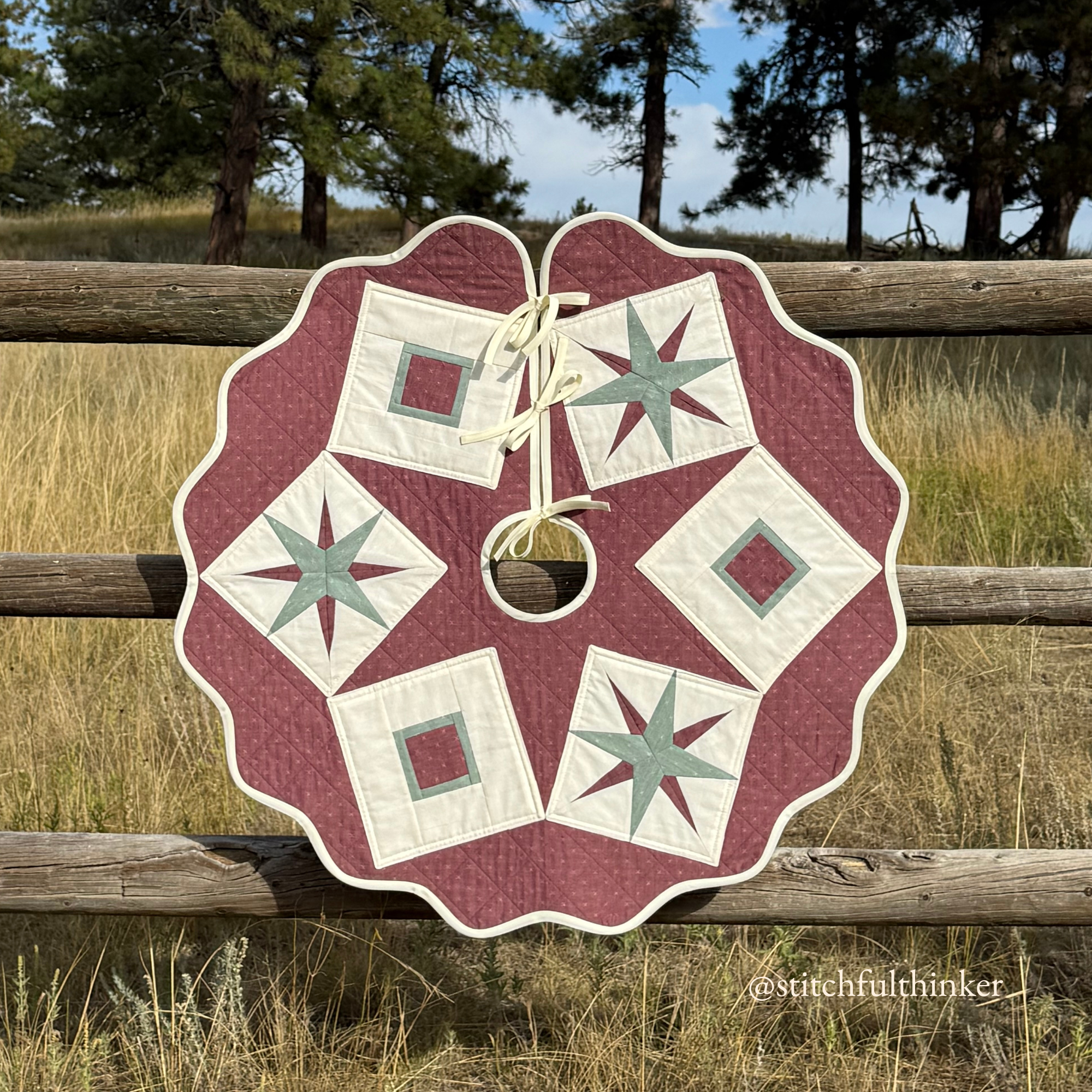 Syd Graham Patterns Connie Tree Skirt - PDF Pattern