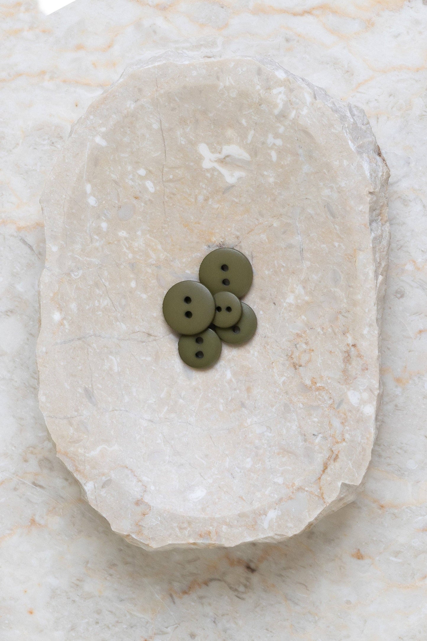 Classic Matte Buttons - Ivy Green x 50