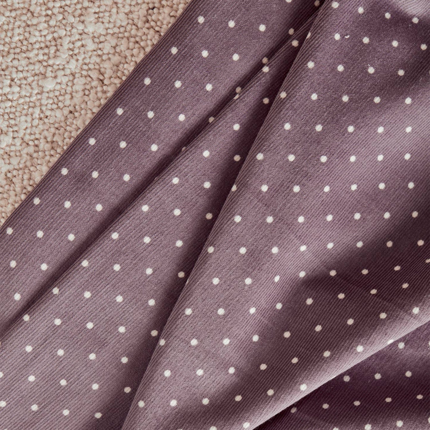 Polka Dot Fine Wale Corduroy - Divine Parma