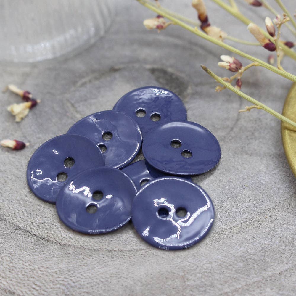 Shiny Buttons - Cobalt x 50