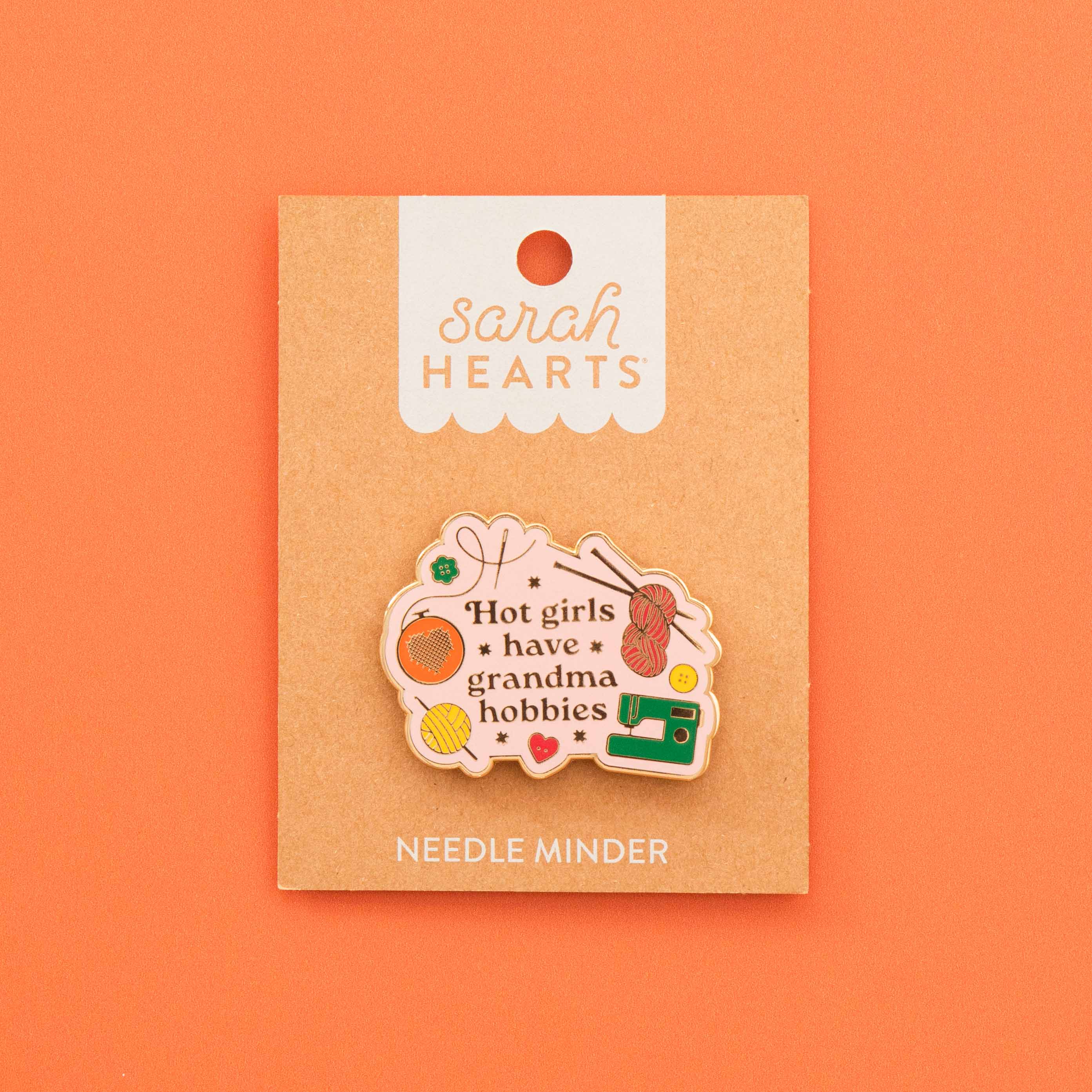 Hot Girls Have Grandma Hobbies Magnetic Needle Minder