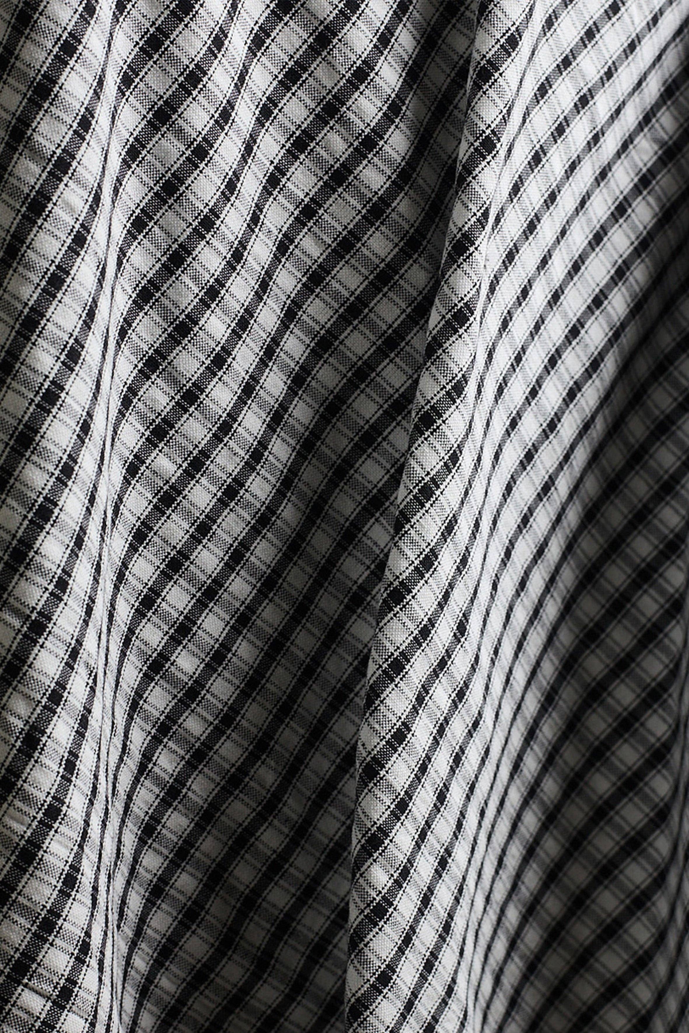 Cotton Seersucker - Deep Charcoal