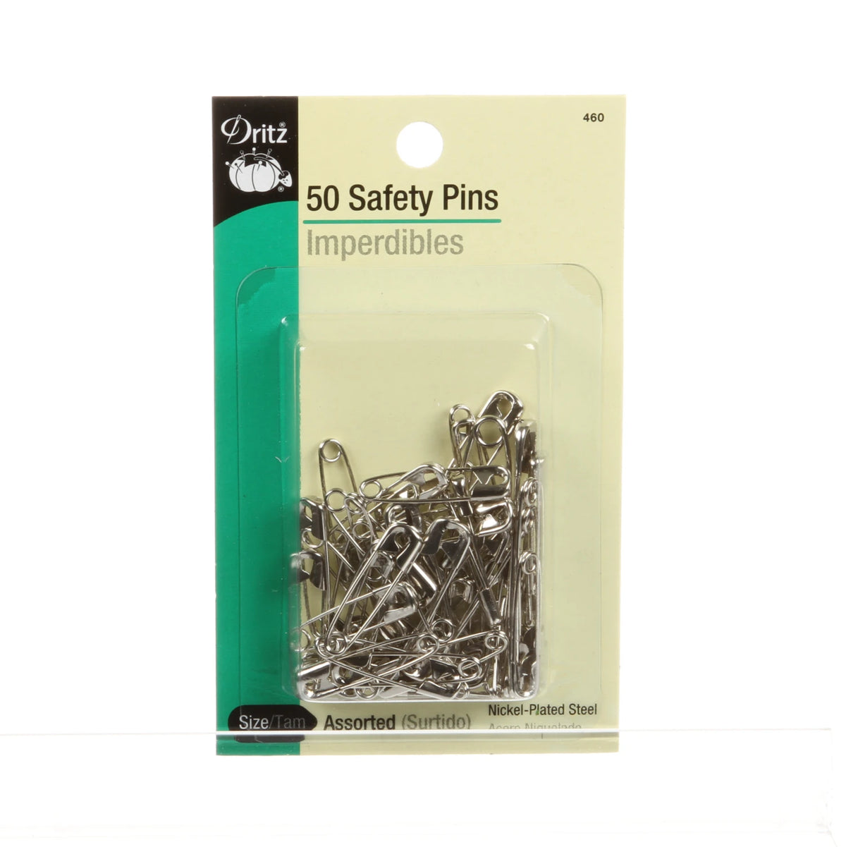 Assorted Safety Pins - 50 Pieces