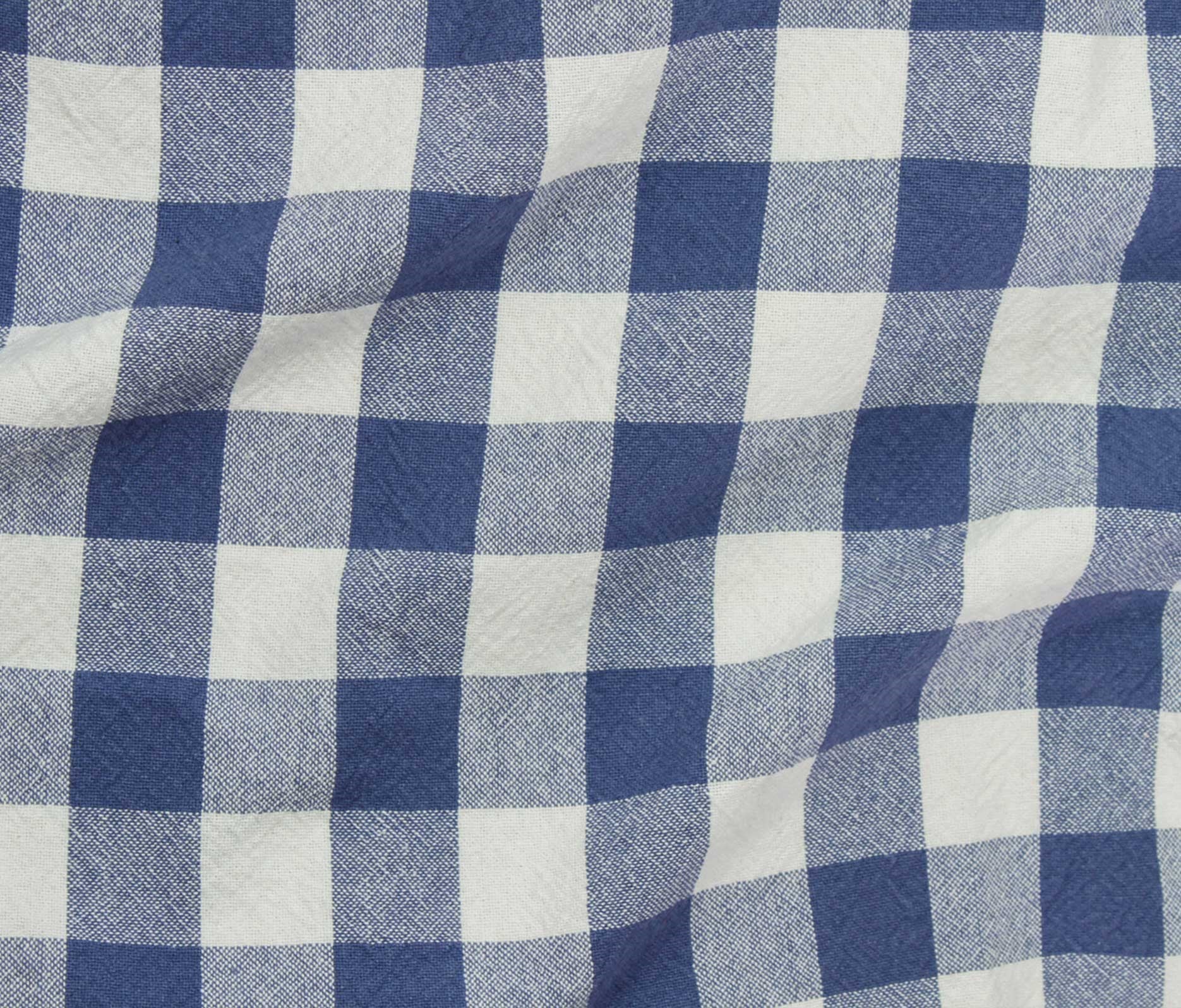 Organic Textured Cotton - Denim