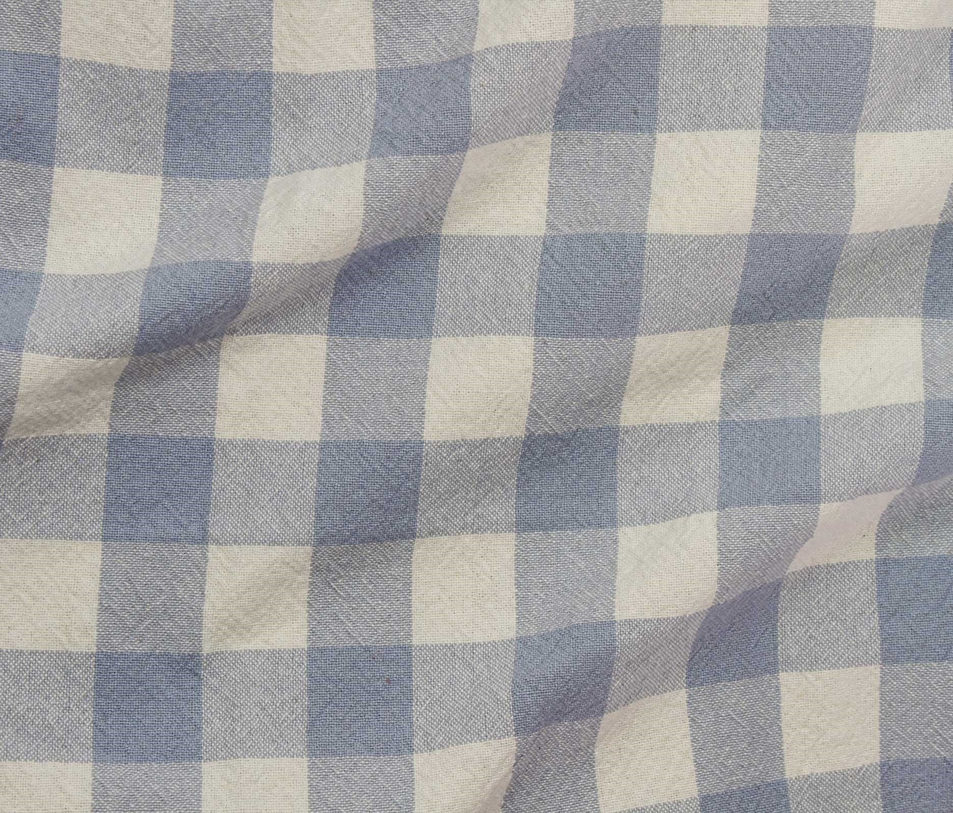 Organic Textured Cotton - Blue Powder
