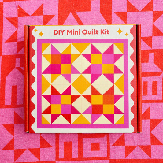 Mini Quilt Kit - Pink