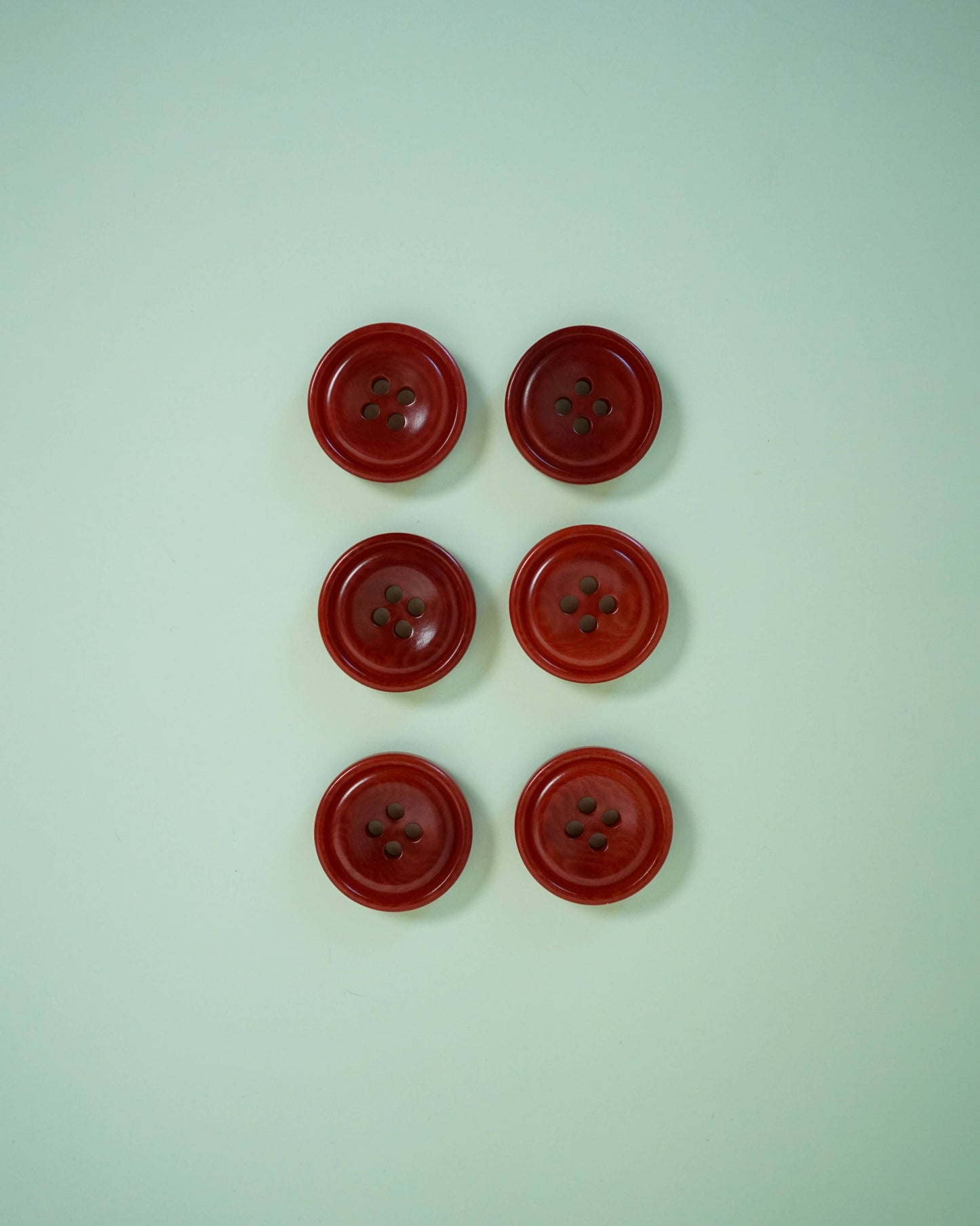 Amber 7/8" Corozo Nut Buttons