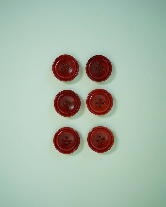 Amber 7/8" Corozo Nut Buttons