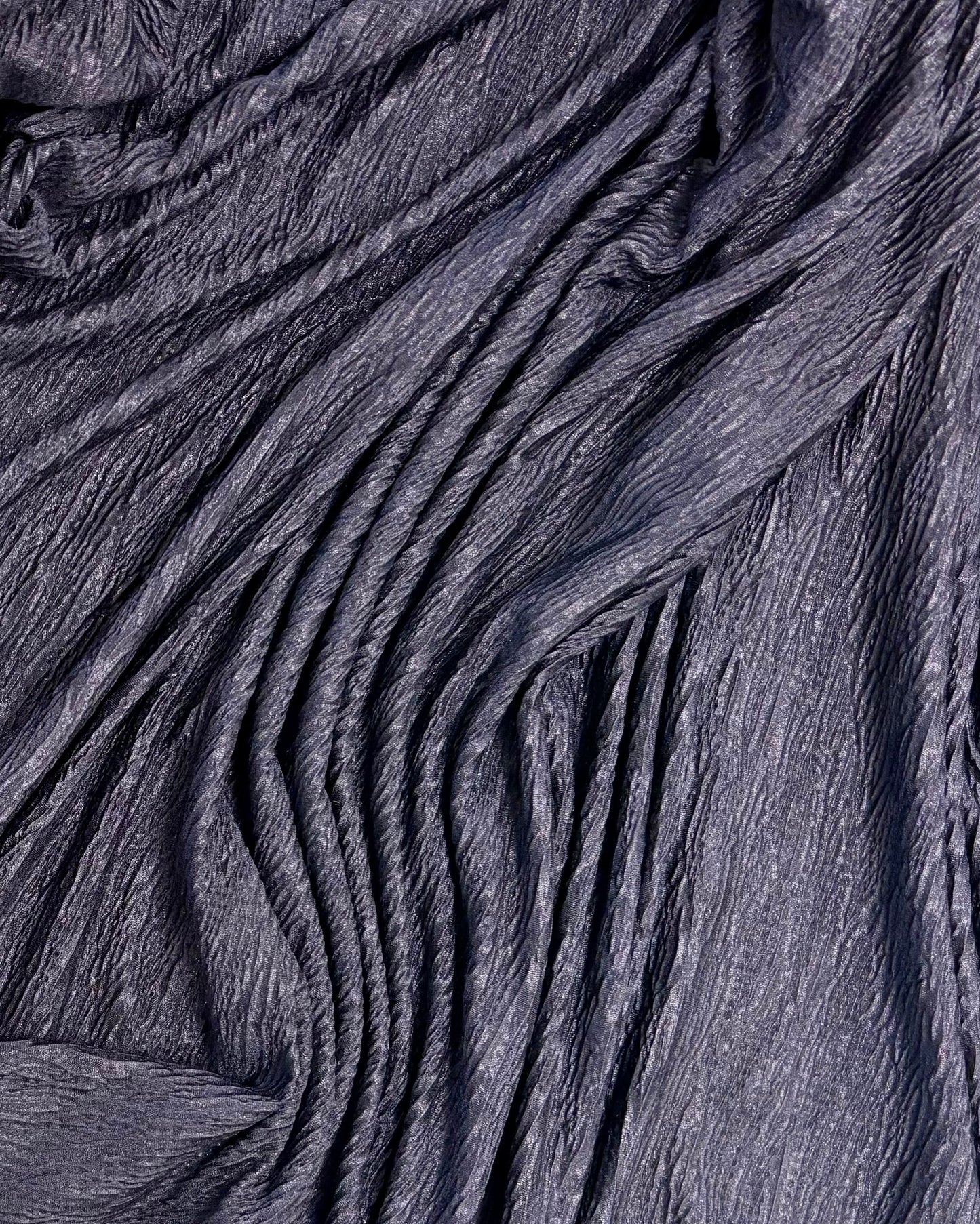 Deadstock Navy Plissé