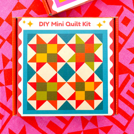 Mini Quilt Kit - Turquoise