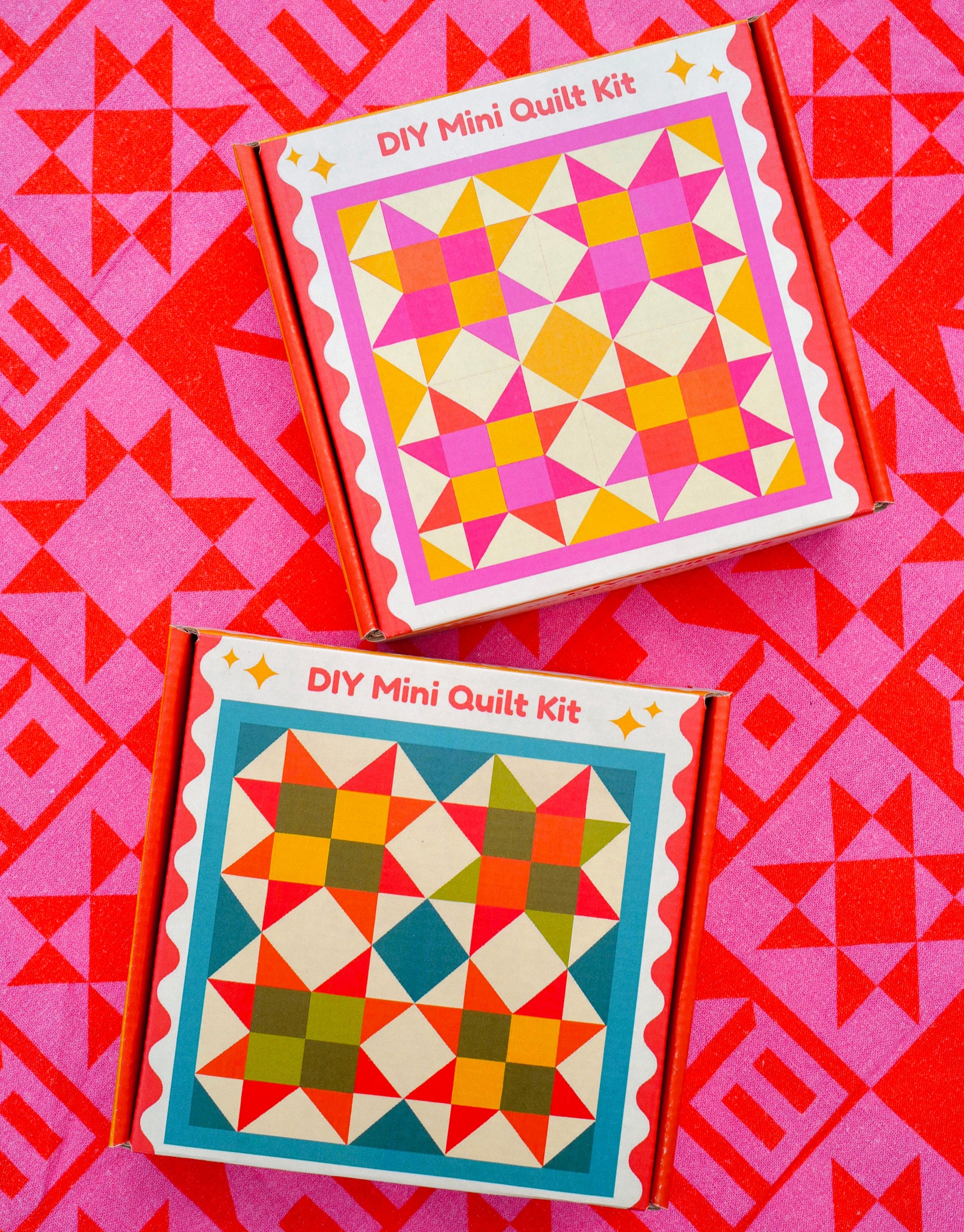 Mini Quilt Kit - Pink